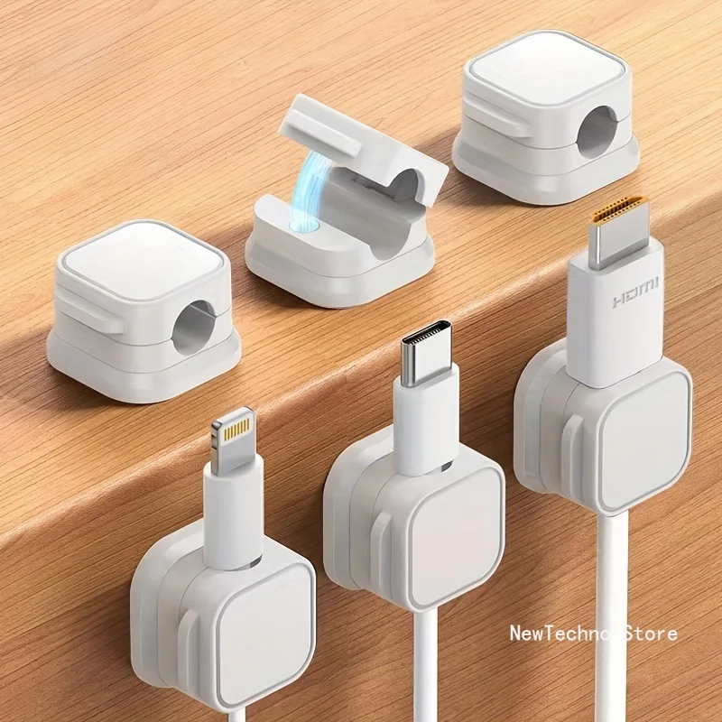 Desk Cable Organizer - Магнитный органайзер для кабеля, настенные зажимы