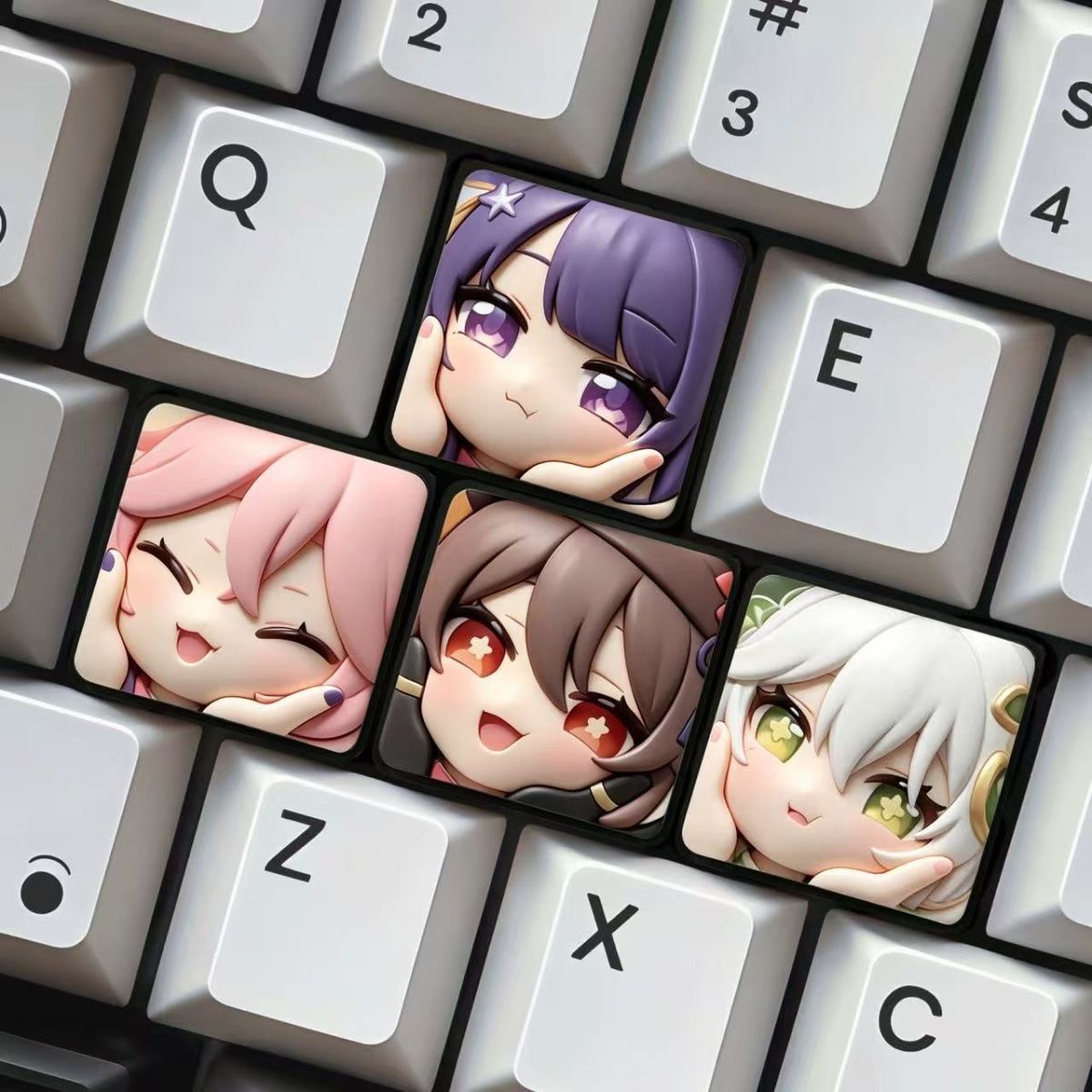 Mechanical Keyboard - Косплей-кейкапы в стиле аниме по мотивам