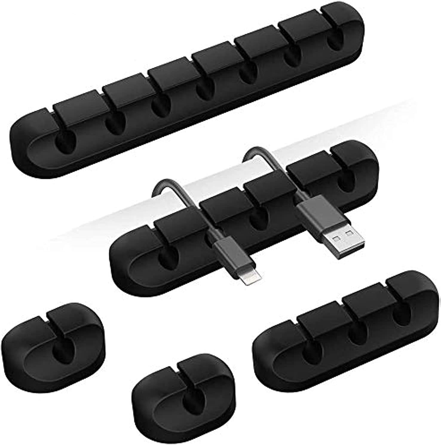 Desk Cable Organizer - Клейкий держатель для кабелей, органайзер для