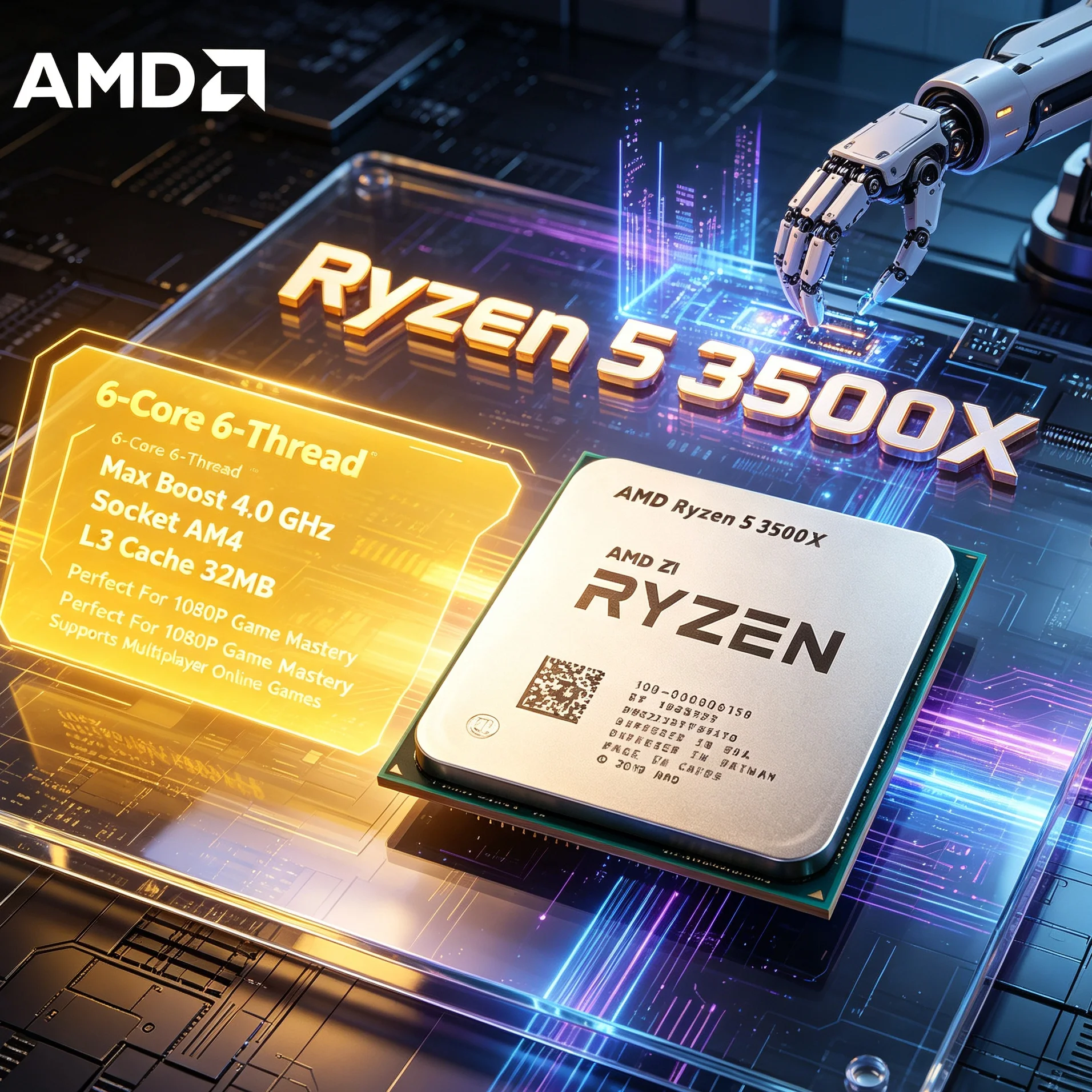 Pc Gaming Mid Range - Процессор AMD Ryzen 5 3500X, 3.6