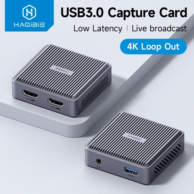 Capture Card Hdmi - Плата видеозахвата Hagibis 4K HDMI-совместимая для
