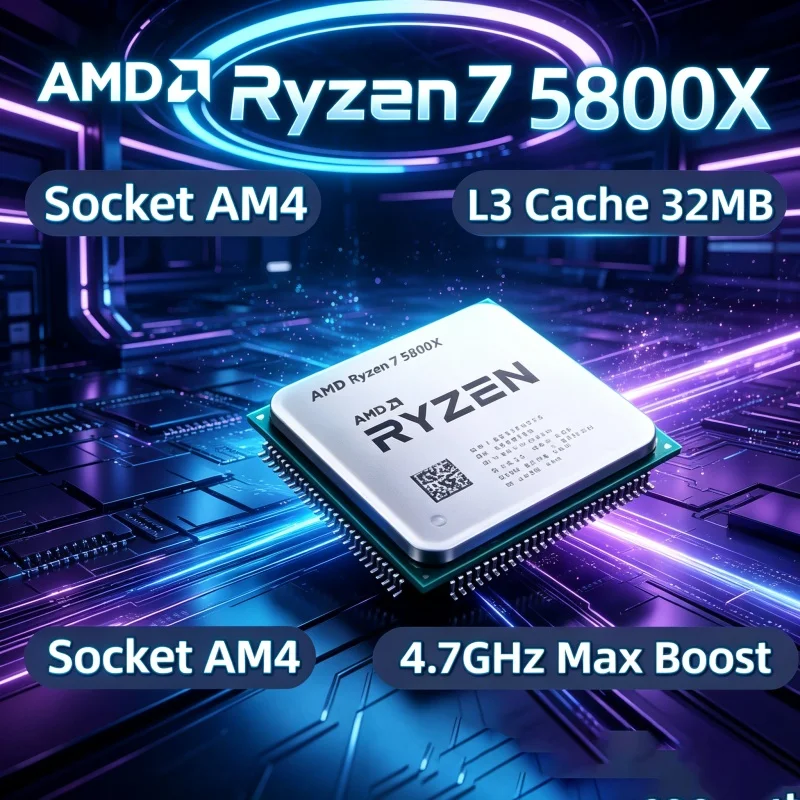 Pc Gaming Amd Ryzen 7 - Процессор AMD Ryzen 7 5800X для