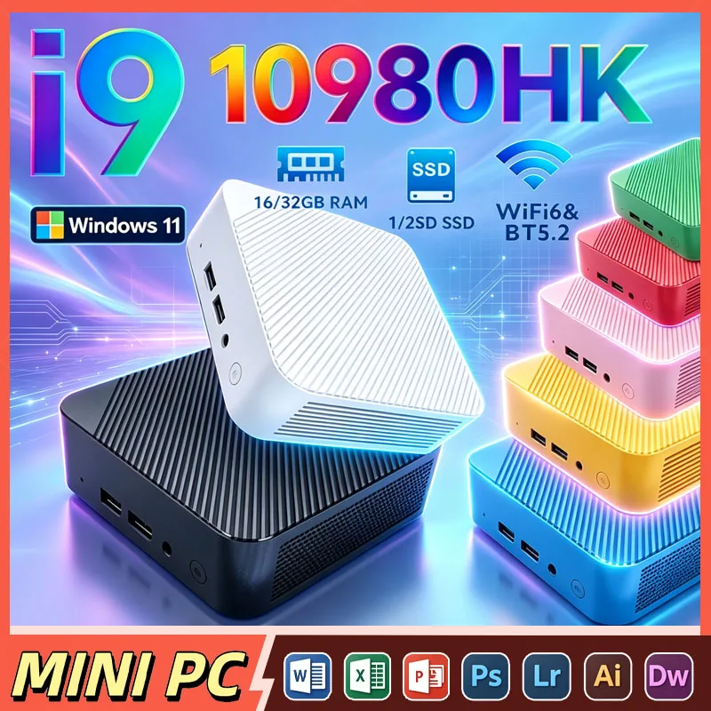 Pc Gaming All In One - Мини-ПК Intel Core I9-10980HK, мощный портативный