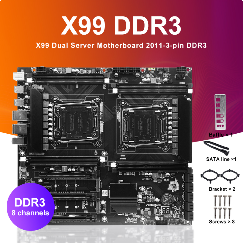 Pc Gaming Xeon - Материнская плата процессора X99 с двумя