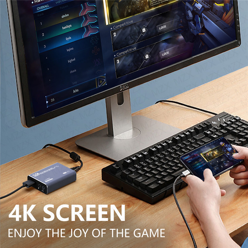 MZX 4K плата видеозахвата, пла – обзор и цена Capture Card Hdmi