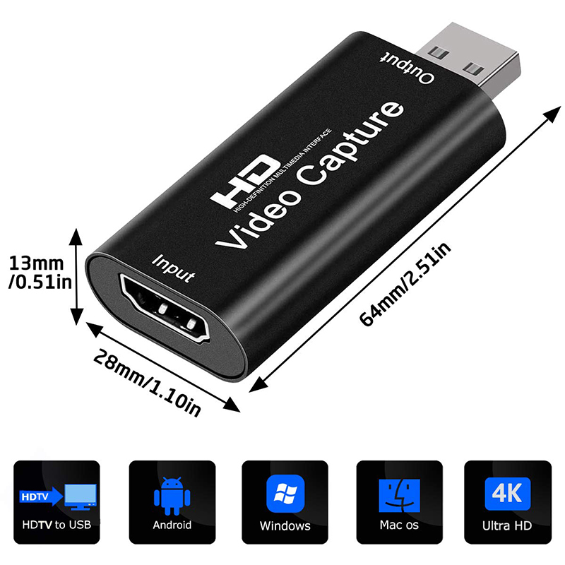 Карта видеозахвата USB 2.0 HD  – обзор и цена Capture Card Hdmi