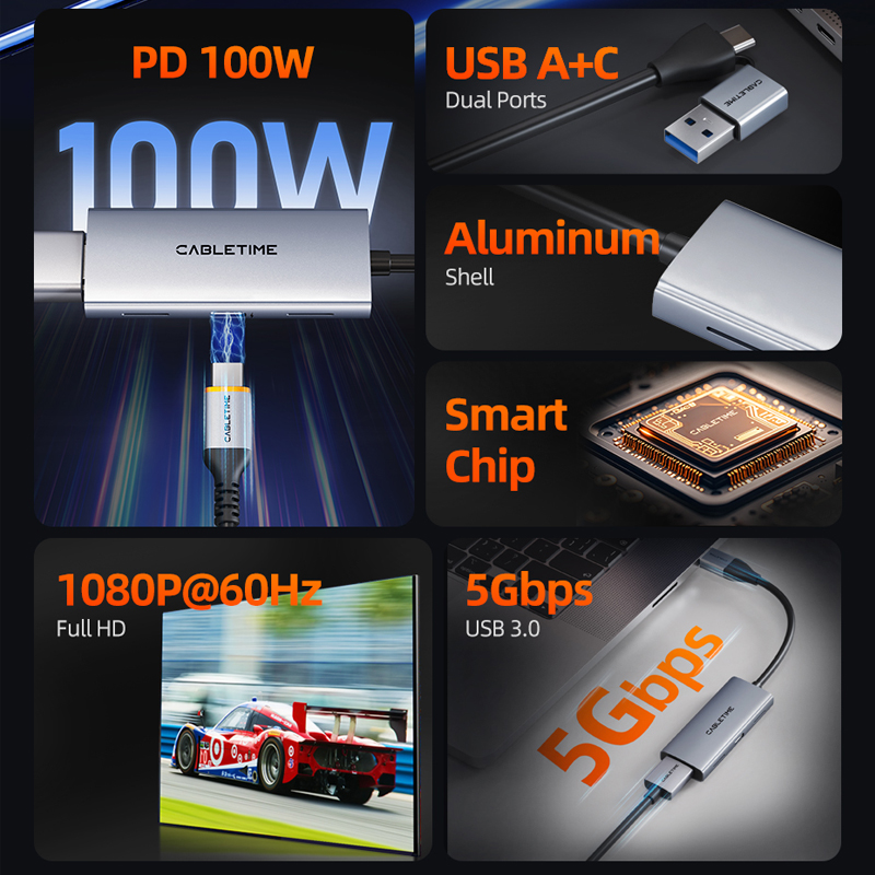 CABLETIME USB 3.0 HDMI Карта в – обзор и цена Capture Card Hdmi
