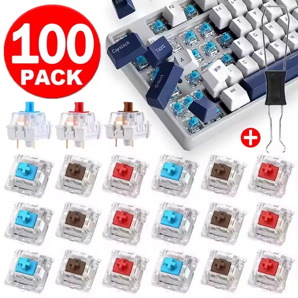 10-30 шт. 3-контактные синие,  – обзор и цена Mechanical Keyboard