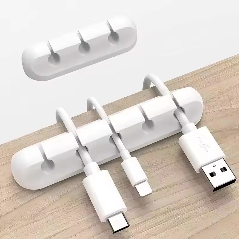 Силиконовый органайзер для USB – обзор и цена Desk Cable Organizer