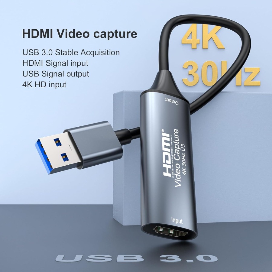 Карта видеозахвата 4K USB3.0/T – обзор и цена Capture Card Hdmi