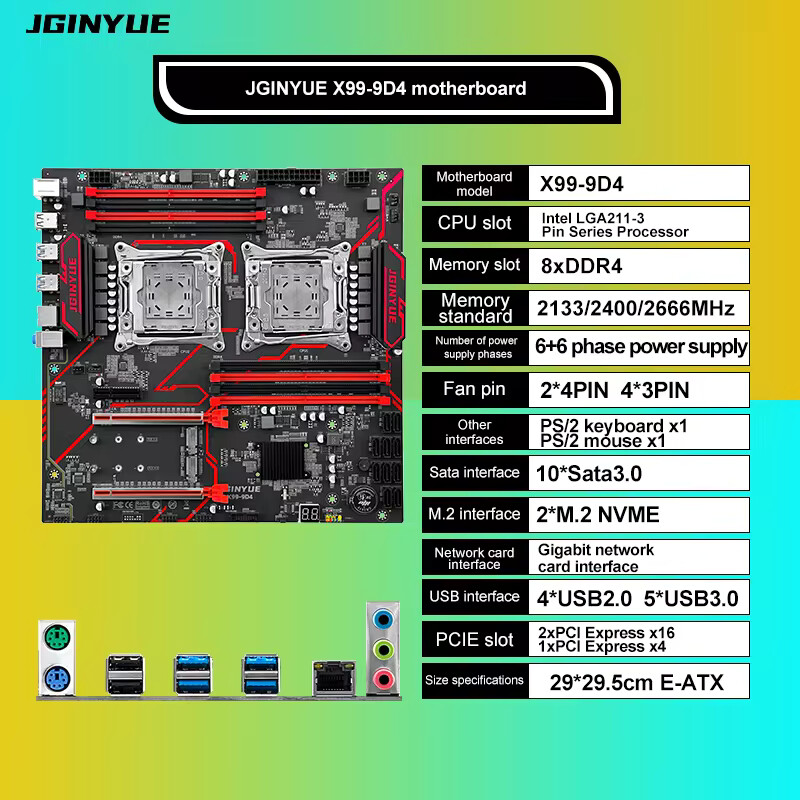 Двойная материнская плата X99, – обзор и цена Pc Gaming Xeon
